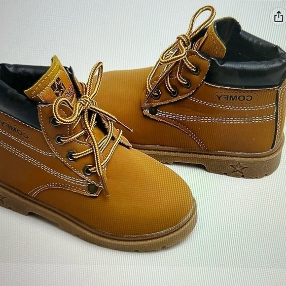 Comfy Kids Boots Brown/Black - Picture 9 of 11